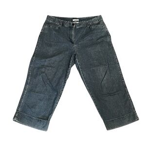 Charter Club Women's Blue Jeans - Katherine Fit Capri Length Size 12